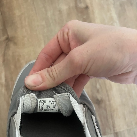 Gray Slip-On Vans - Picture 6 of 6